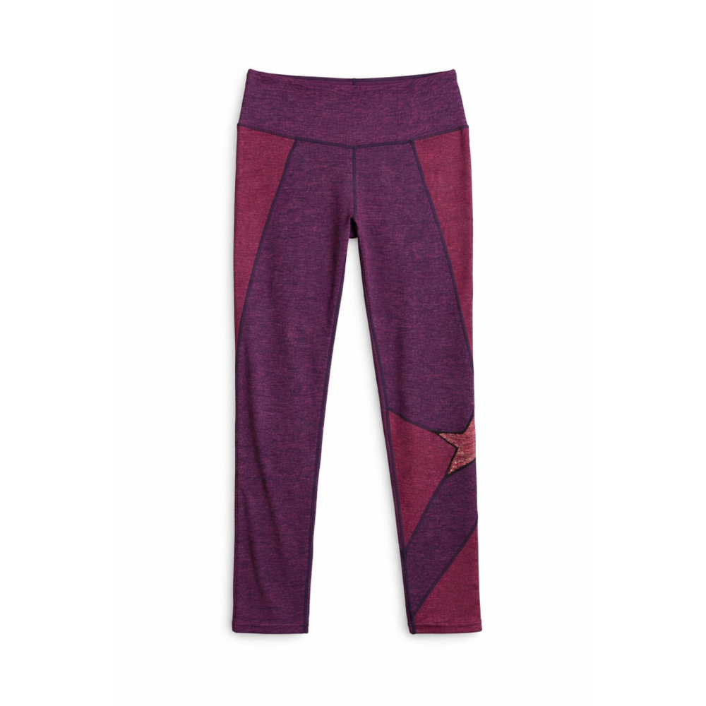 Free People Movement NWOT Leggings Size S Star Detail Purple Athletic Yoga